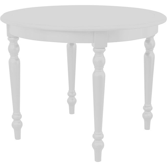 Philippe Round Dining Table, White, WHITE, hi-res image number 0