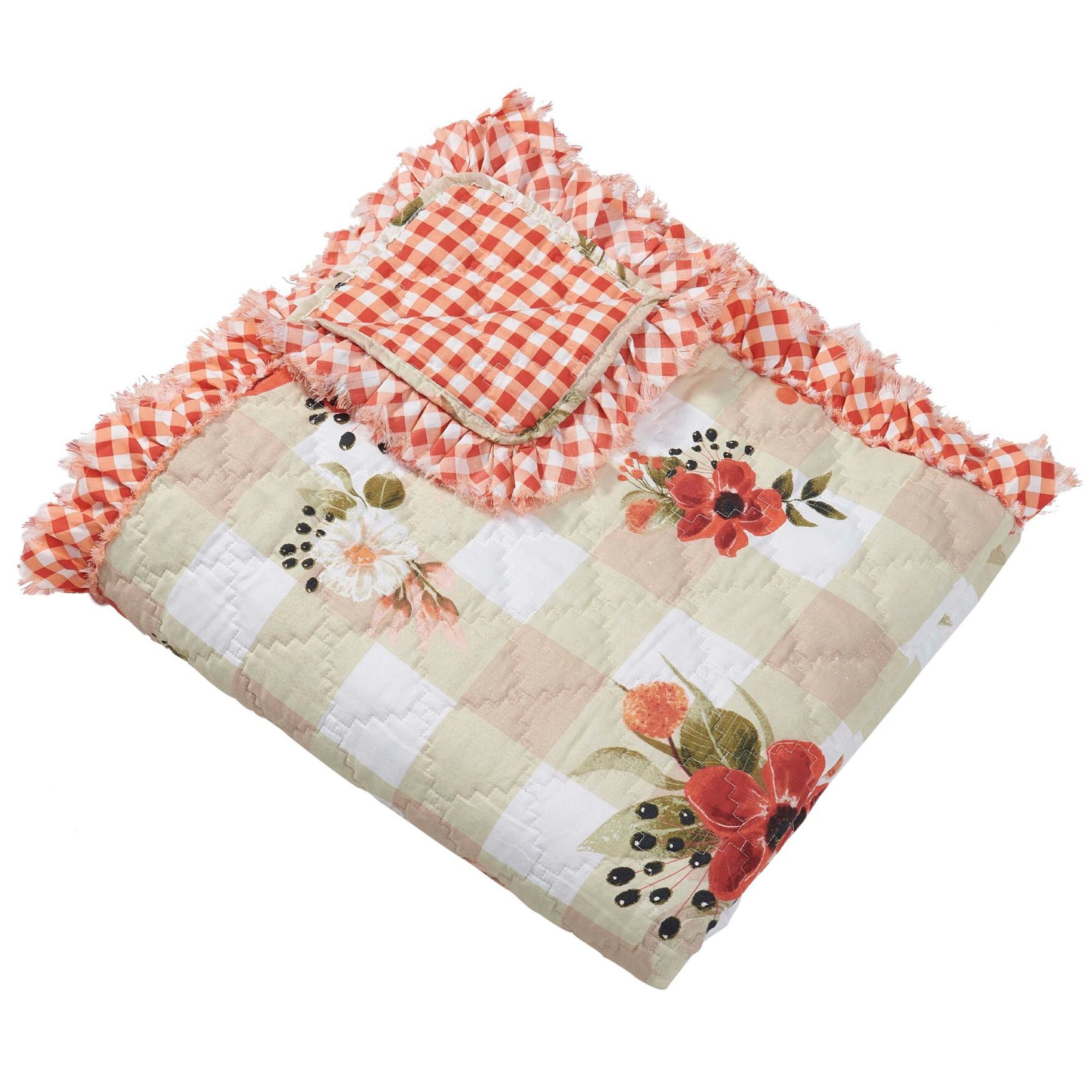 Wheatly Quilted Throw Blanket, , alternate image number 6