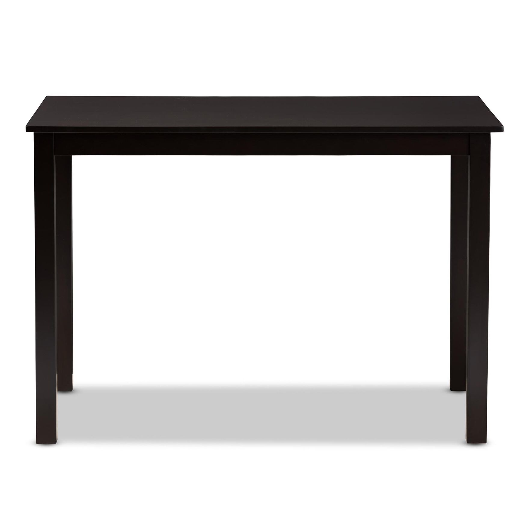 Eveline Modern Espresso Brown Finished Wood 43-Inch Dining Table, , on-hover image number 1