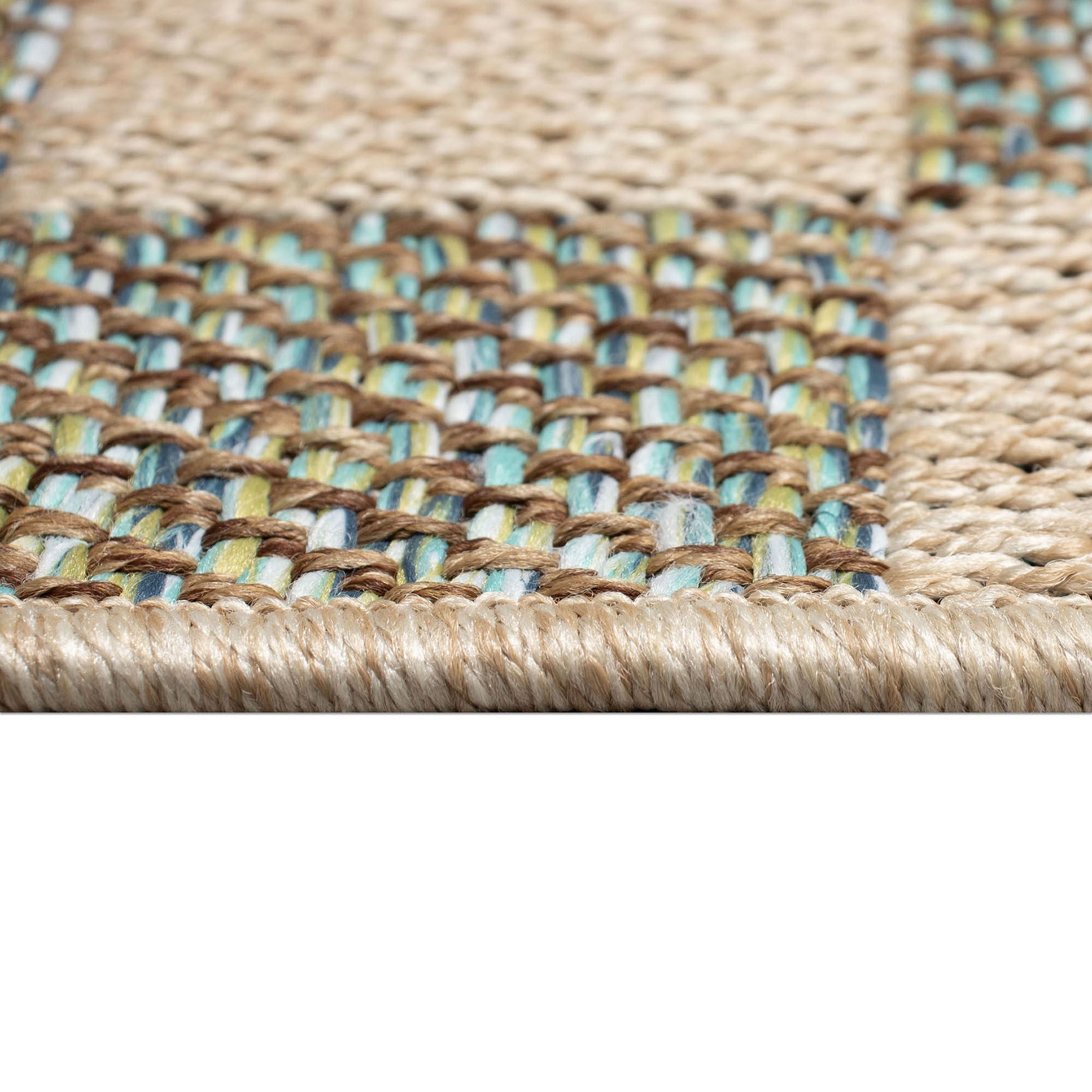 Roma Checkerboard Indoor/Outdoor Area Rug Cool, , alternate image number 2