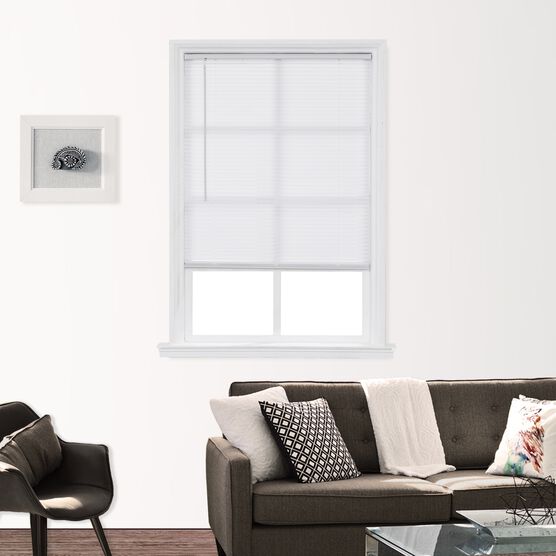 Cut-to-Width 1" LF Cordless Blind, WHITE, hi-res image number null