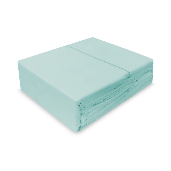 SensorPEDIC Ice Cool 400 Thread Count Cotton-Rich Surf Spray Blue Sheet Se, , alternate image number 7