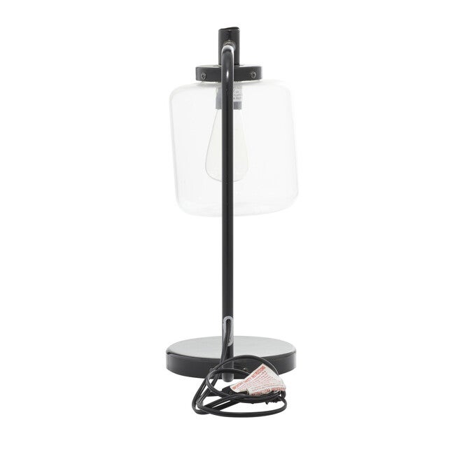 Black Metal Traditional Table Lamp, , on-hover image number 1