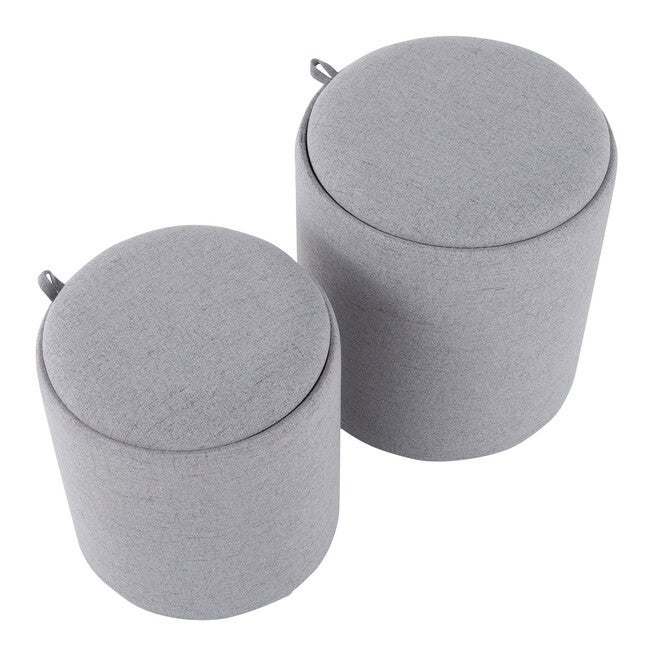 Nesting Ottoman Set, , on-hover image number 1