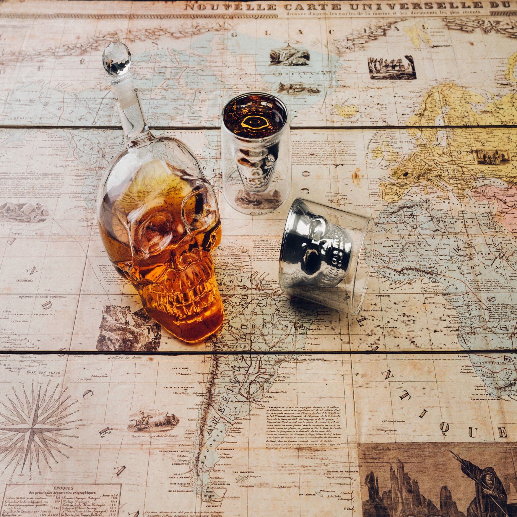 Skull Liquor Beverage Decanter, , on-hover image number 1