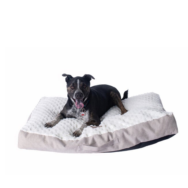 Dog Crate Mat With Carry Handle, BEIGE, hi-res image number 0