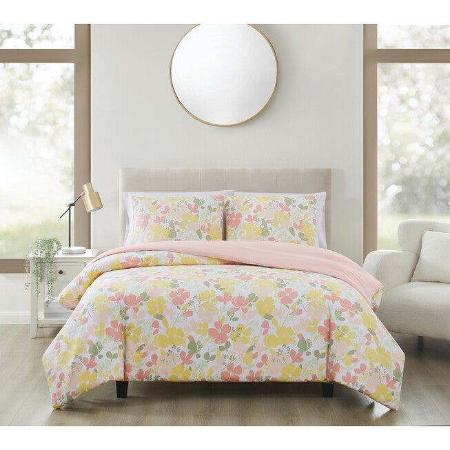 Garden Floral 3-Pc. Comforter Set, FLORAL, hi-res image number 0