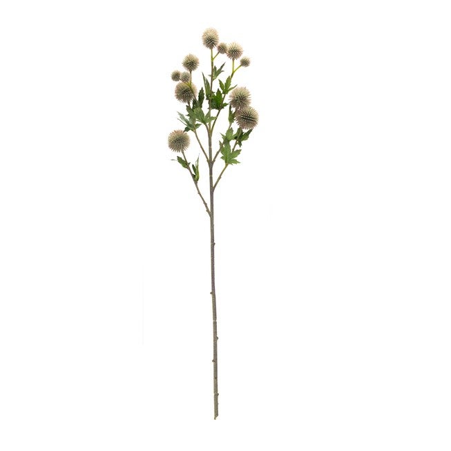 Allium Spray (Set of 6) 26 inchesH Plastic/Polyester, GREEN/BROWN, alternate image number 2