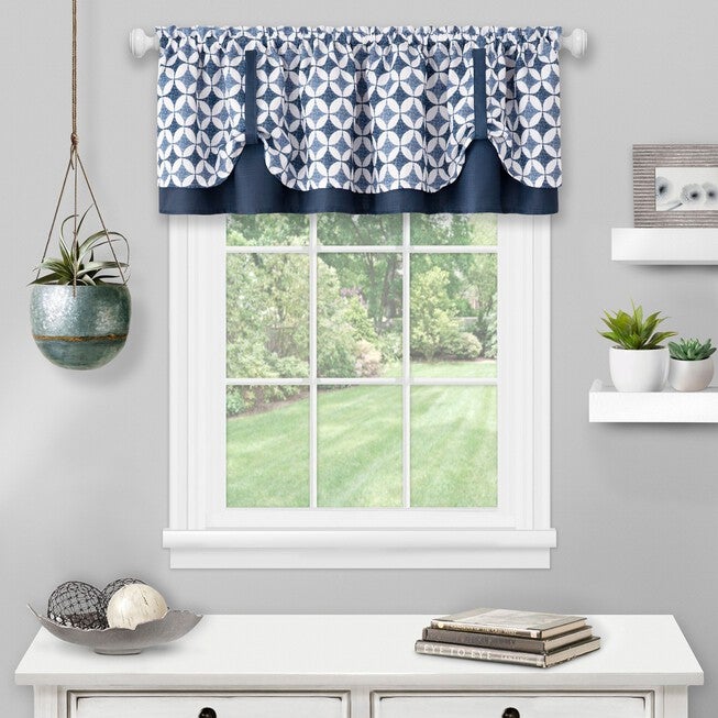 Callie Double Layer Pick Up Valance - 58x14, , alternate image number null