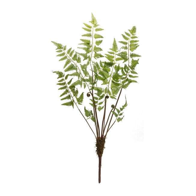 Fern Bundle (Set of 6) 37 inchesH Polyester, GREEN/BROWN, alternate image number 2