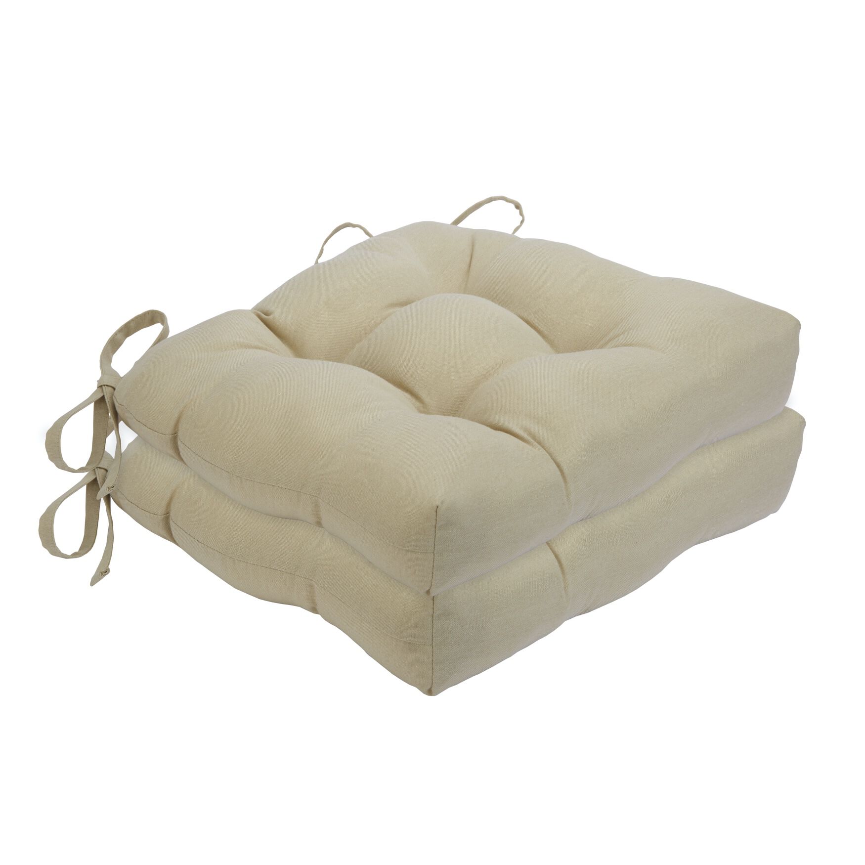 Chase Tufted Chair Seat Cushions, TAN, hi-res image number 0