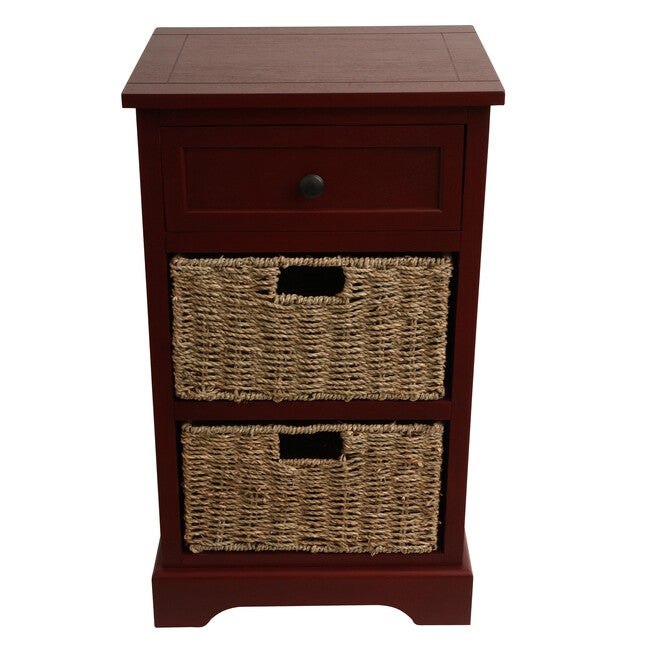 Antique 2 Drawer with 2 Baskets, , on-hover image number 1