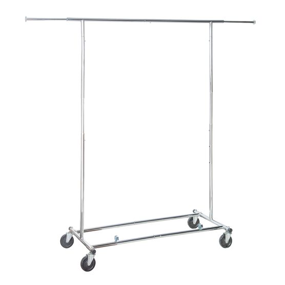 Knock Down Adjustable, Expandable Commercial Garment Rack, , alternate image number null