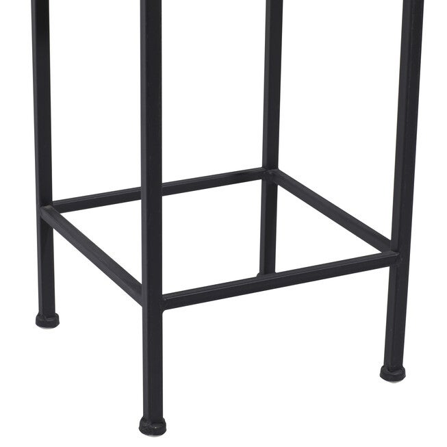 Set Of 3 Black Metal Traditional Plantstand, , alternate image number null