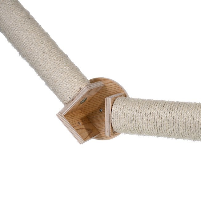 Armarkat Wall Series Wall Climbing Cat Post Bridge W2307, NATURAL BEIGE, alternate image number null