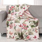 Butterflies Quilted Throw Blanket, MULTI, hi-res image number null