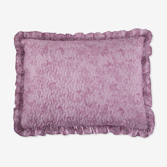 Jane Ruffle Edge Shams, VIOLET, hi-res image number null