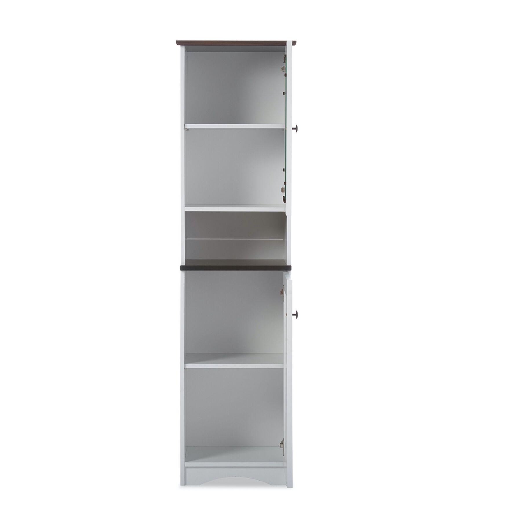 Lauren Two-Tone Buffet And Hutch Kitchen Cabinet Furniture, , alternate image number 3