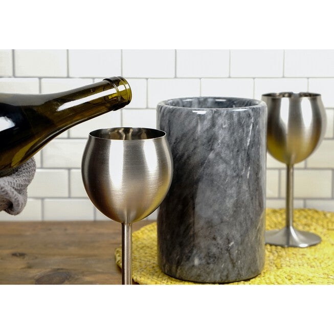 Grey Marble Wine Cooler, , on-hover image number null