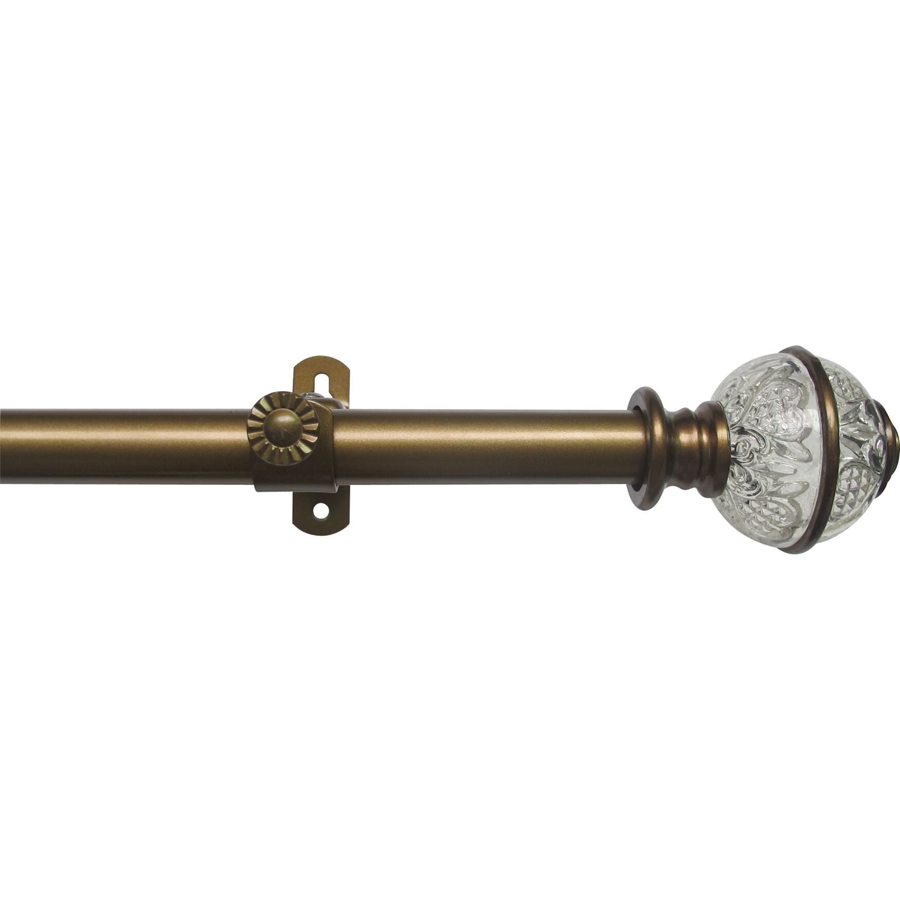 Camino Decorative Rod And Finial Fairmont, ANTIQUE GOLD, hi-res image number 0