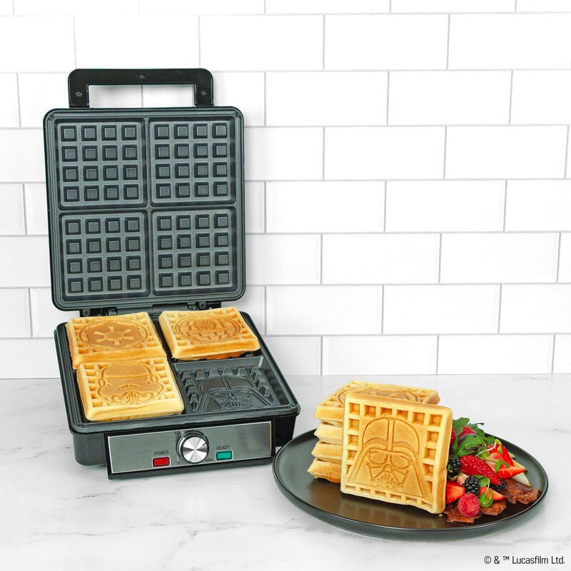 Star Wars Darth Vader Storm Trooper Deluxe Waffler, BLACK, alternate image number 3