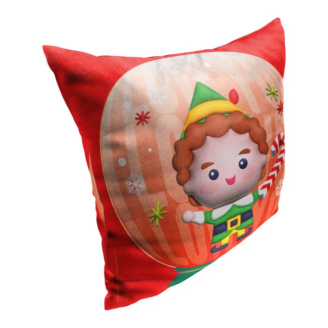 Wb Elf I Love You Snow Globe Printed Throw Pillow, , on-hover image number null