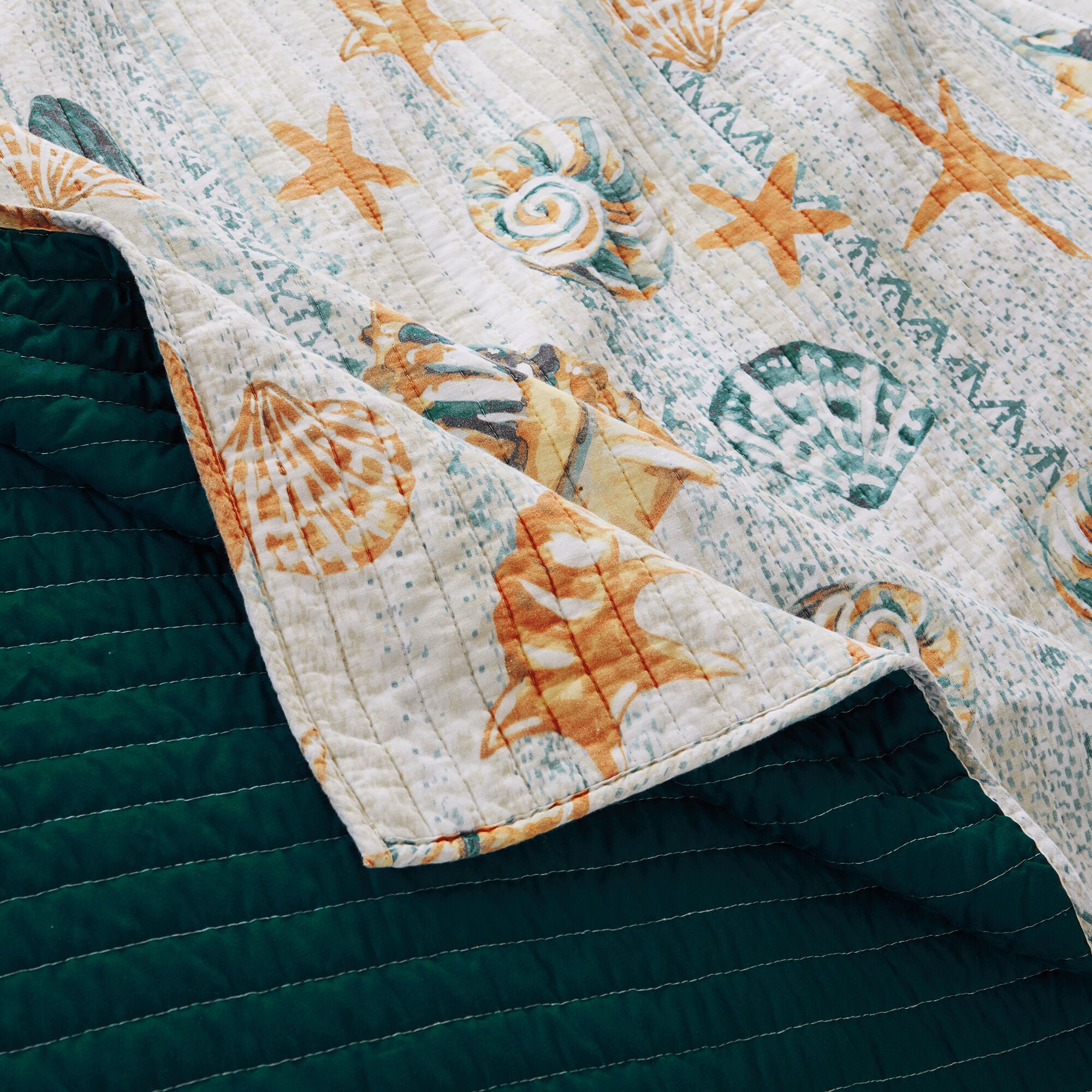 Kona Coastal Quilted Throw Blanket, OCEAN, alternate image number 3