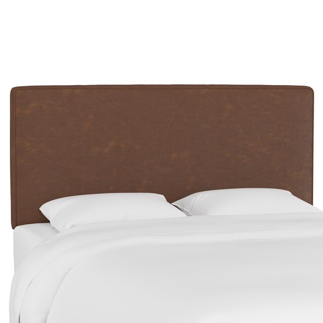 Vinyl Box Seam Headboard, CHOCOLATE, hi-res image number 0