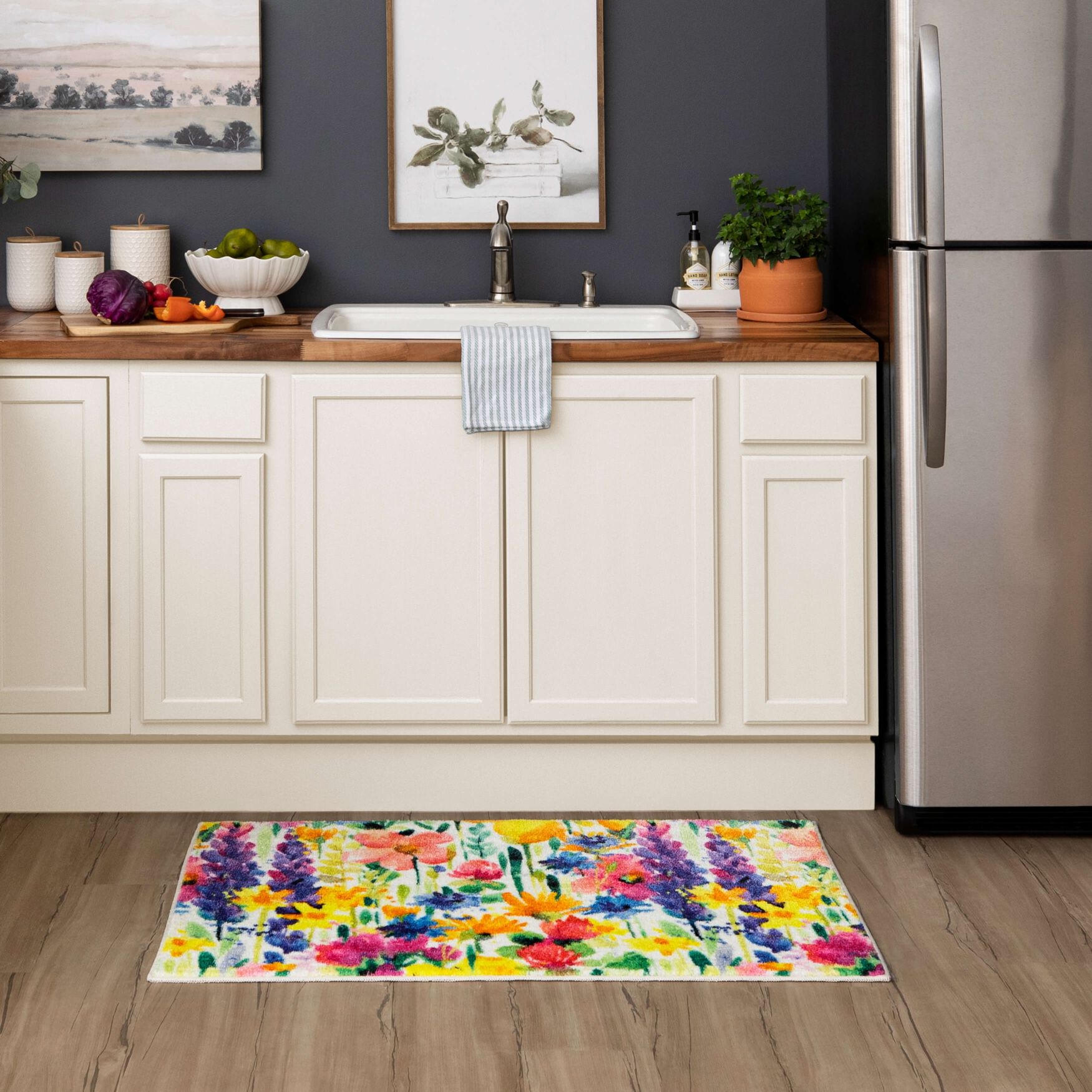 Spring Bouquet Kitchen Rug, , alternate image number 7