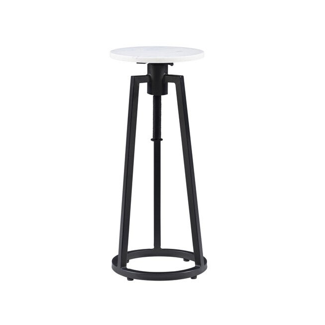 Aurora White Marble Black Adj Drink Tbl Accent Tables (Including End Tables), , on-hover image number 1