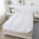 Cotton Quilted Dual Chamber 1.5 In. Feather Topper Mattress Toppers, , alternate image number null
