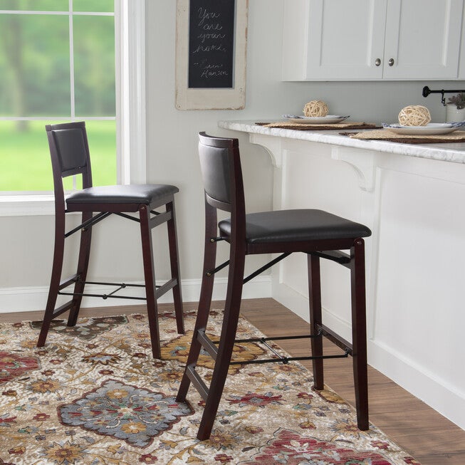 Keira Pad Back Folding Bar Stool, , alternate image number 5