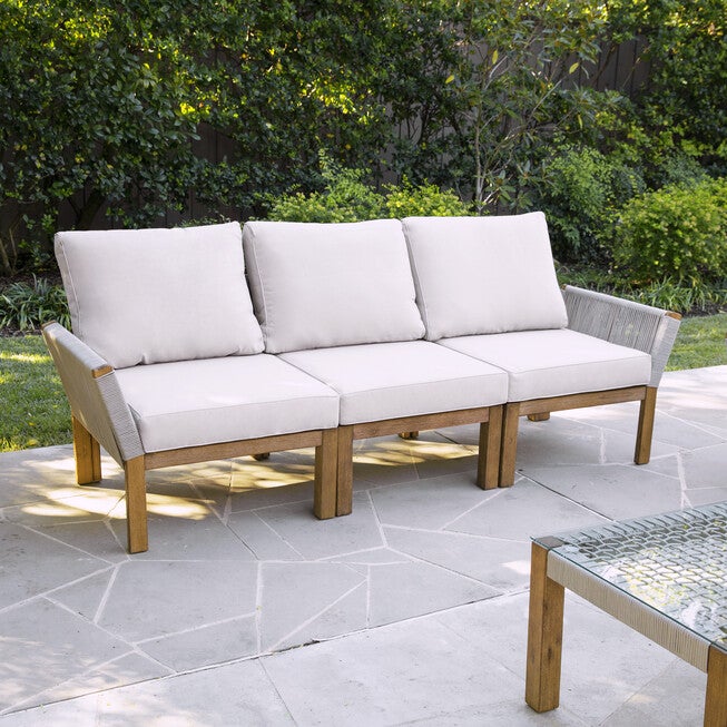 Brendina Outdoor 3-Seater Sofa, NATURAL, hi-res image number null