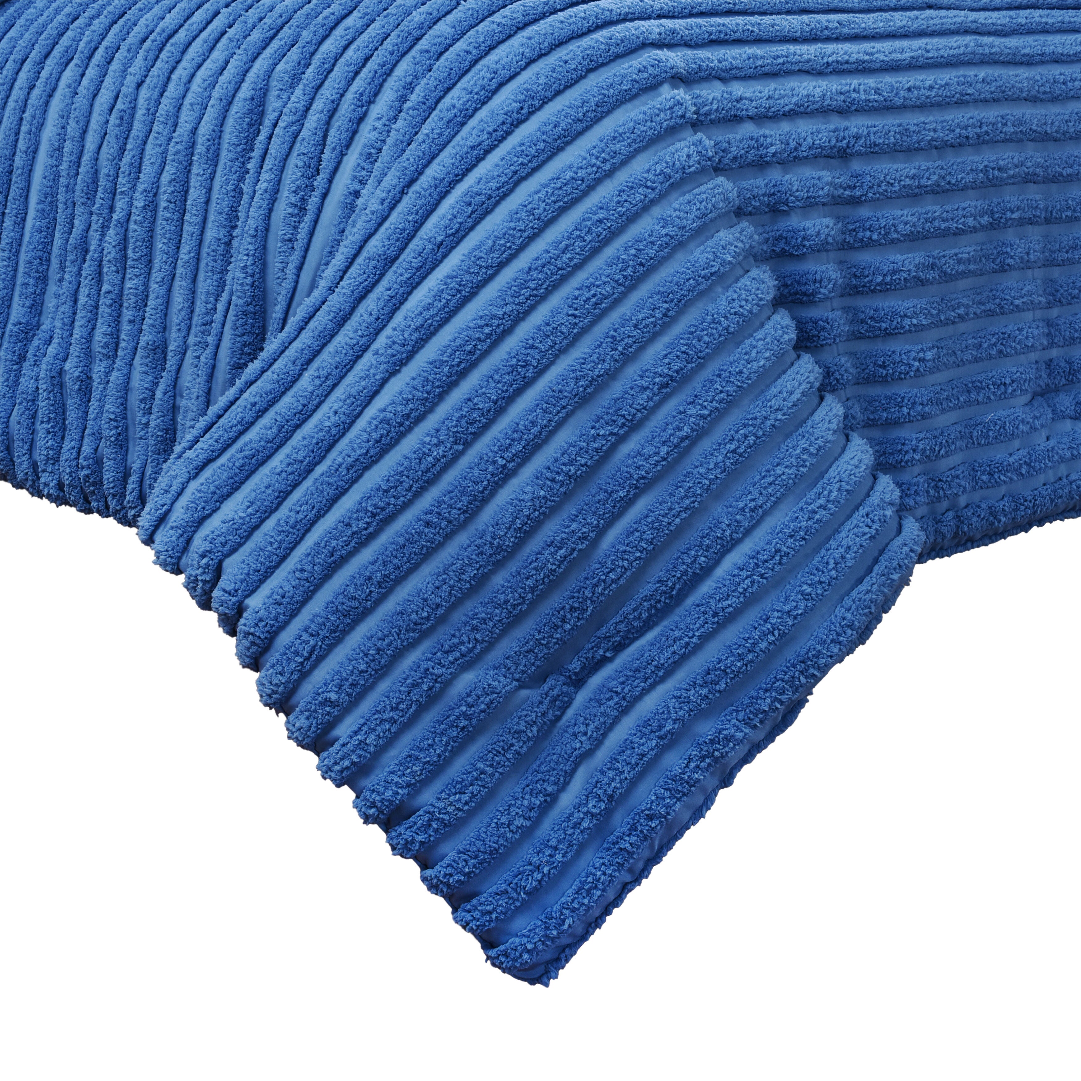 DARBY FULL/QUEEN 3PC. COMFORTER SET, AZURE, alternate image number 4