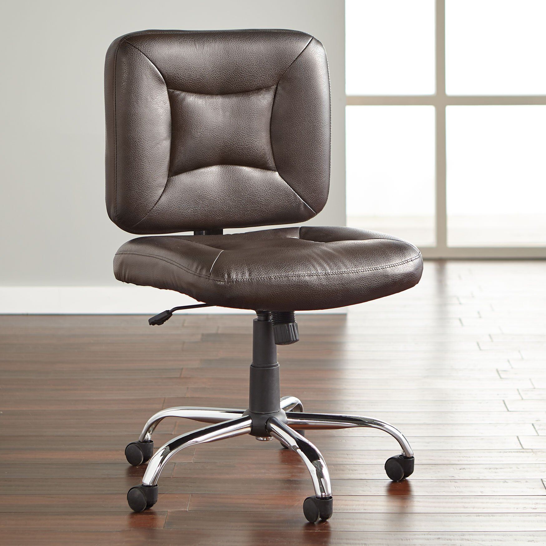 500 lbs. Weight Capacity Armless Office Chair