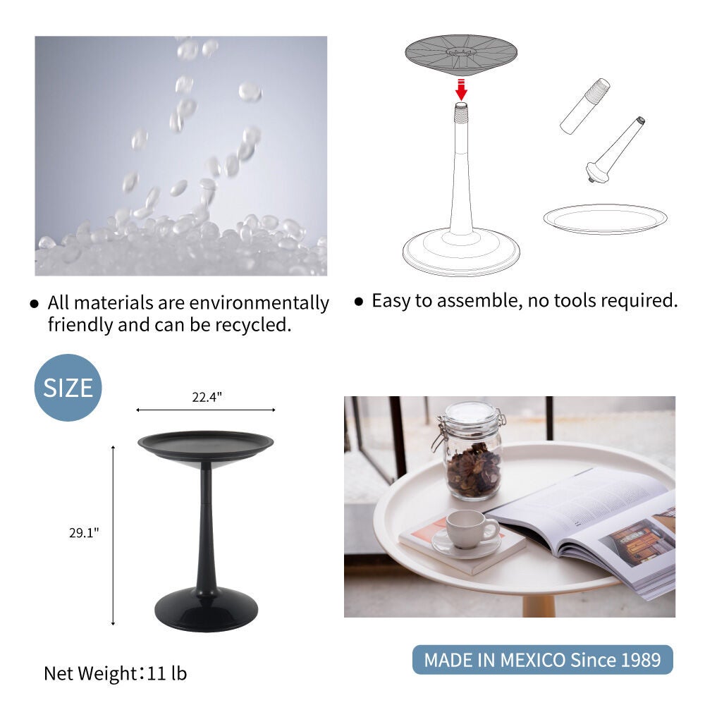 SPROUT 2 IN 1 SIDE TABLE, GREEN, alternate image number 6