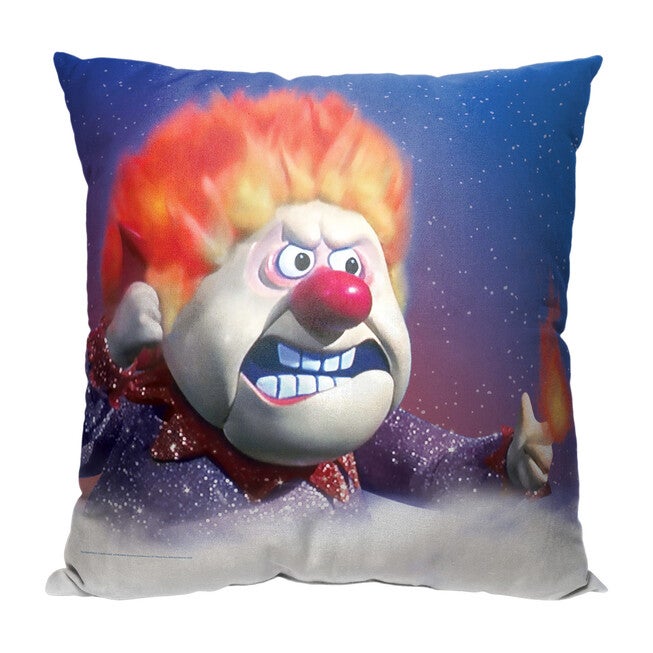 Wb Year Without A Santa Clausflaming Hot Head 18X18 Printed Throw Pillow, O, hi-res image number 0