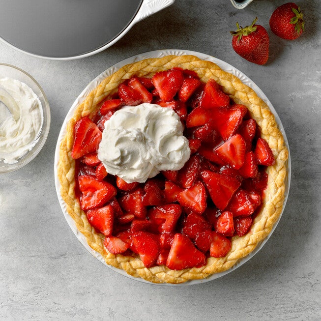 9 X 1 Inch Stoneware Pie Plate, ASH GREY, hi-res image number 0