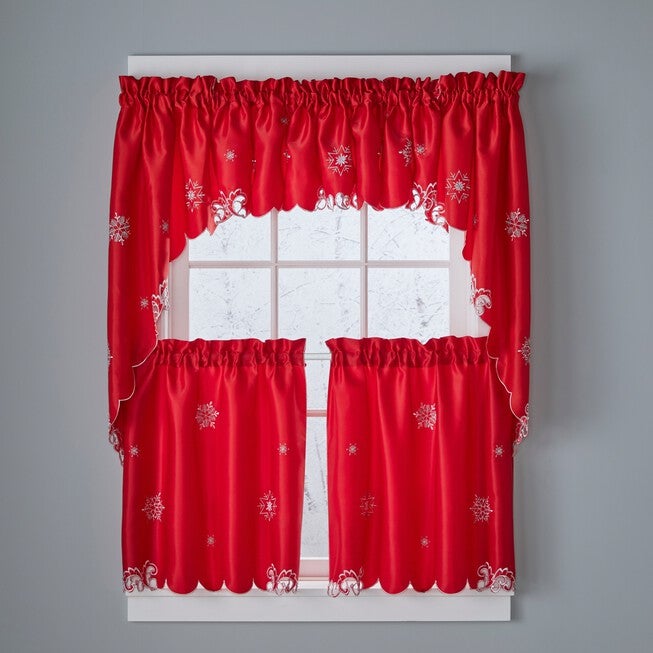 Wintertime Tier Set, RED SNOWFLAKE, hi-res image number null