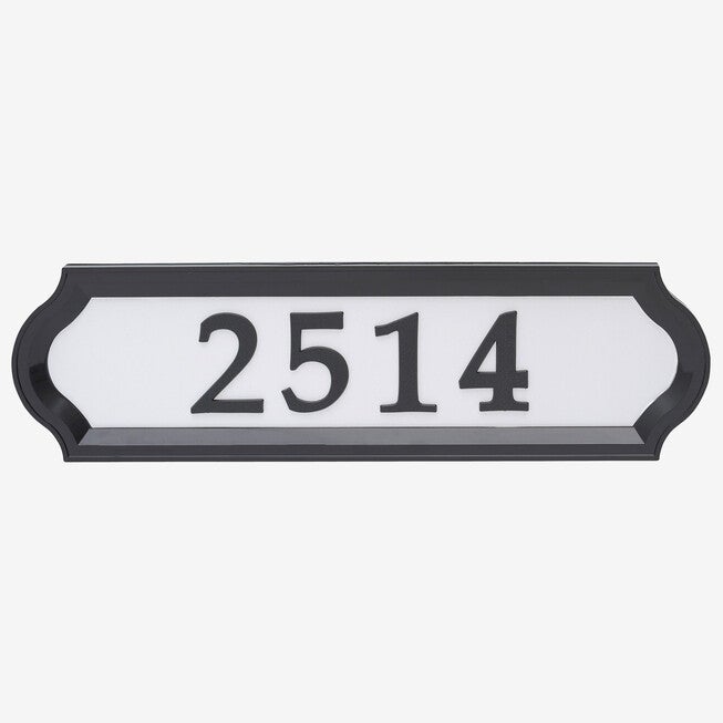 Nite Bright Richfield Home Address Sign, BLACK, hi-res image number 0