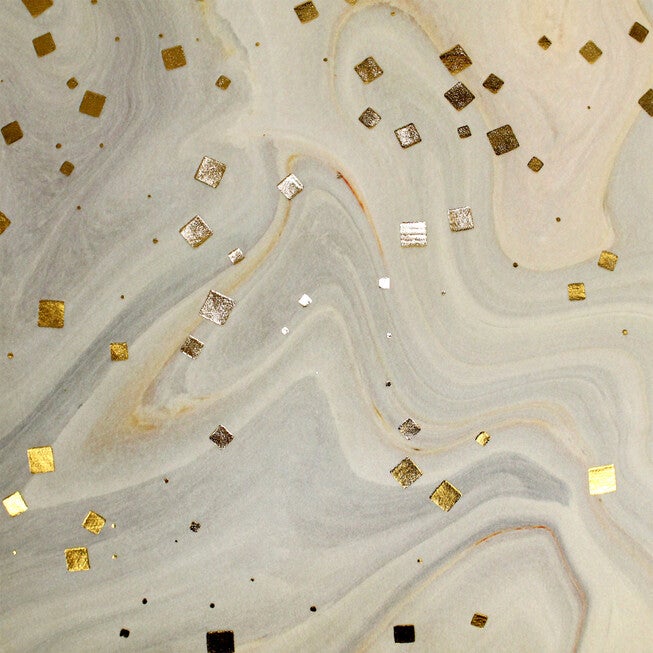 Edie@Home Quartz Marble Metallic Decorative Pillow Dec Pillow, , alternate image number null