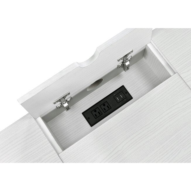 Built-In Usb Port Writing Desk, , alternate image number null