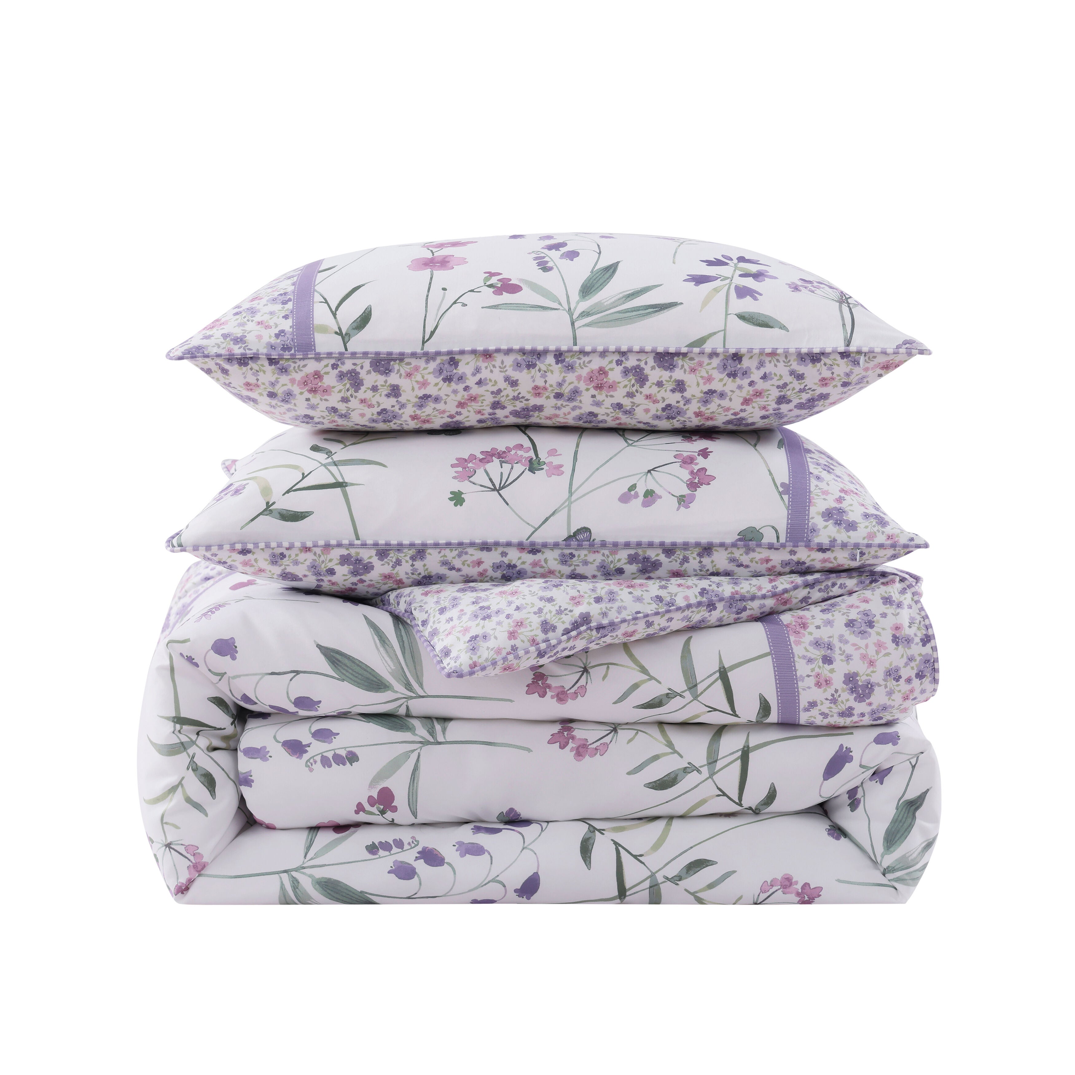 Nola 4 Piece Comforter Set, LILAC, alternate image number 3