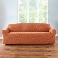BH Studio Ikat Stretch Extra-Long Sofa Slipcover