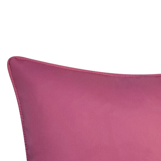 Edie @ Home Indoor/Outdoor Abstract Allover Butterfly Wings Decorative Throw Pillow 20X20, Black Magenta Multi, , alternate image number null