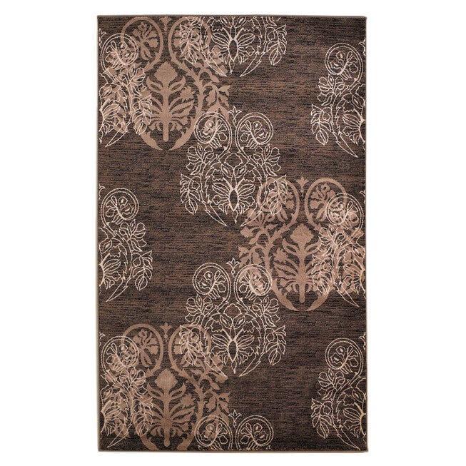 Milan Brown/Beige 8'X10' Area Rug, BROWN BEIGE, hi-res image number 0