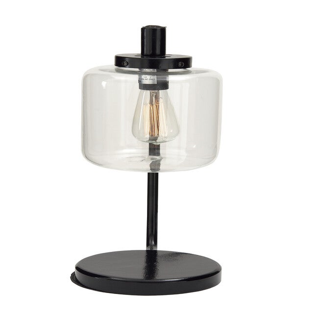 Black Metal Traditional Table Lamp, , alternate image number 2