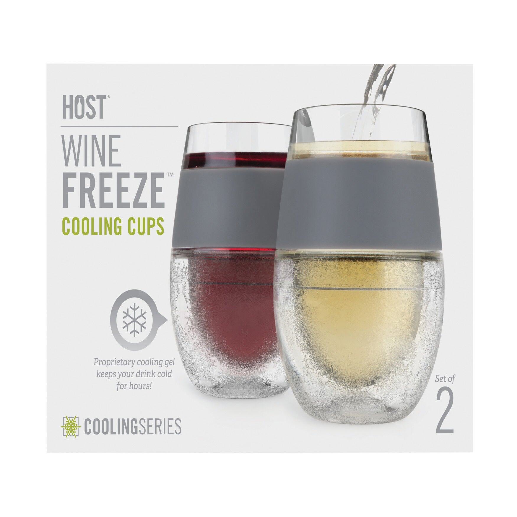 Wine Freeze Cooling Cups (Set Of 2) By, , alternate image number 8