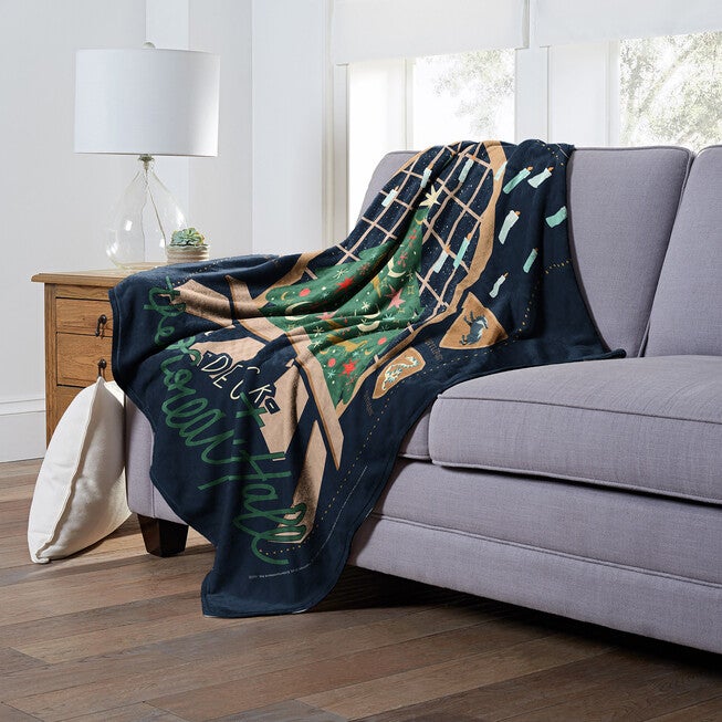 Wb Harry Potter Deck The Great Hall Silk Touch Throw, , alternate image number null