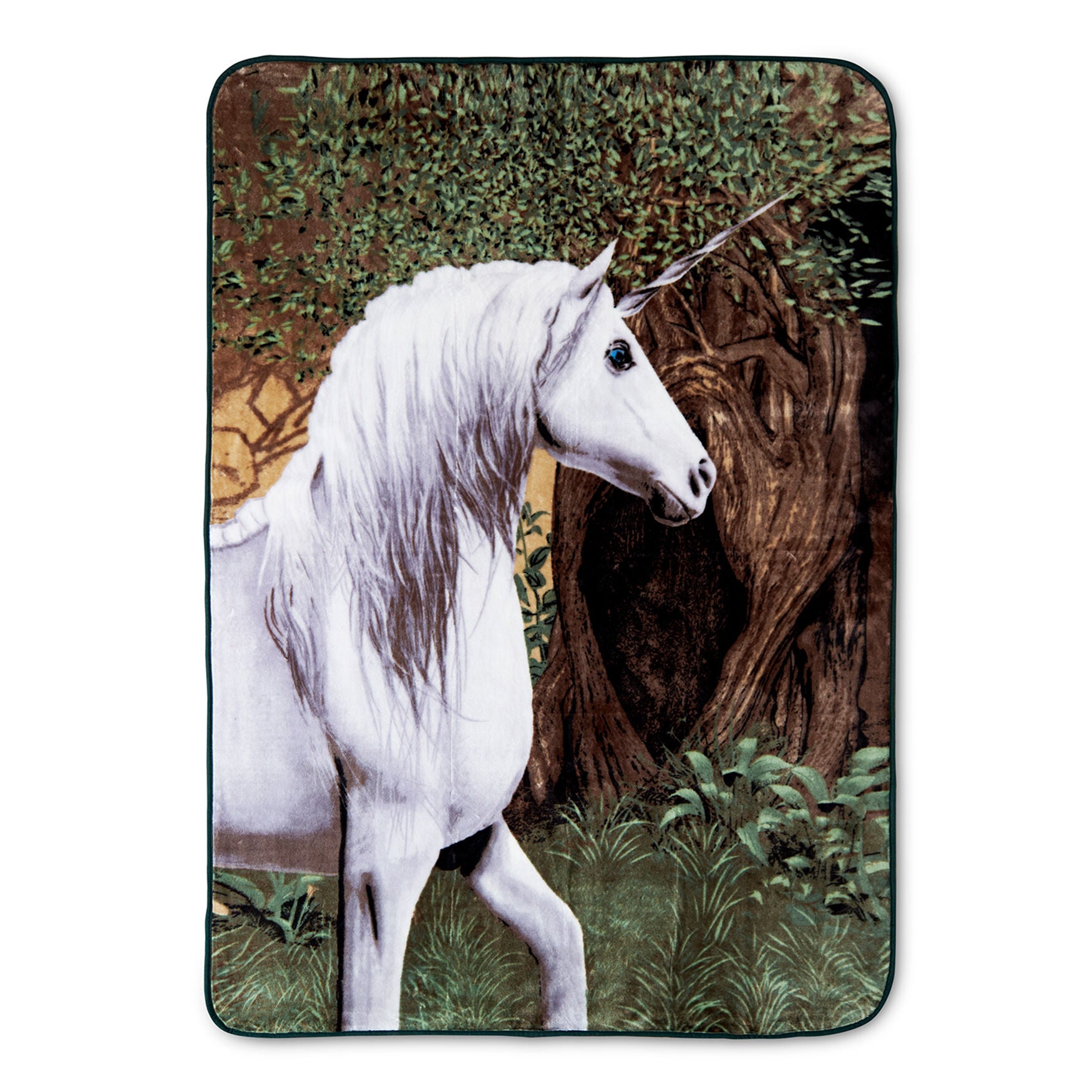 Printed Oversized Throw, UNICORN, hi-res image number 0